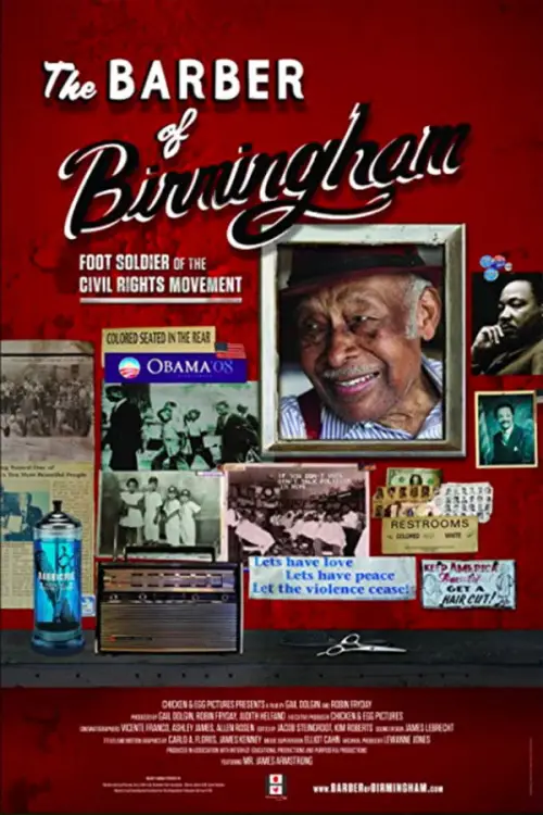 Movie poster "The Barber of Birmingham: Foot Soldier of the Civil Rights Movement"