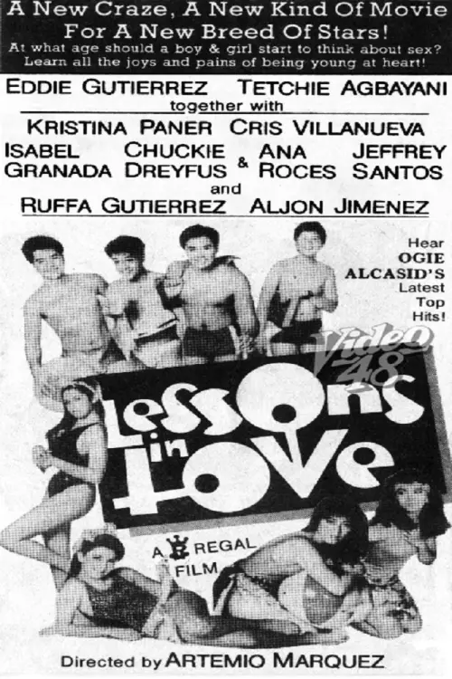Movie poster "Lessons in Love"