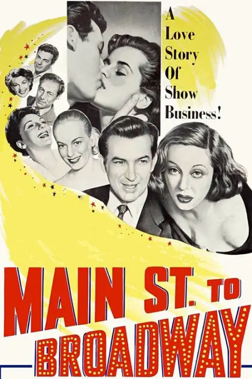 Movie poster "Main Street to Broadway"