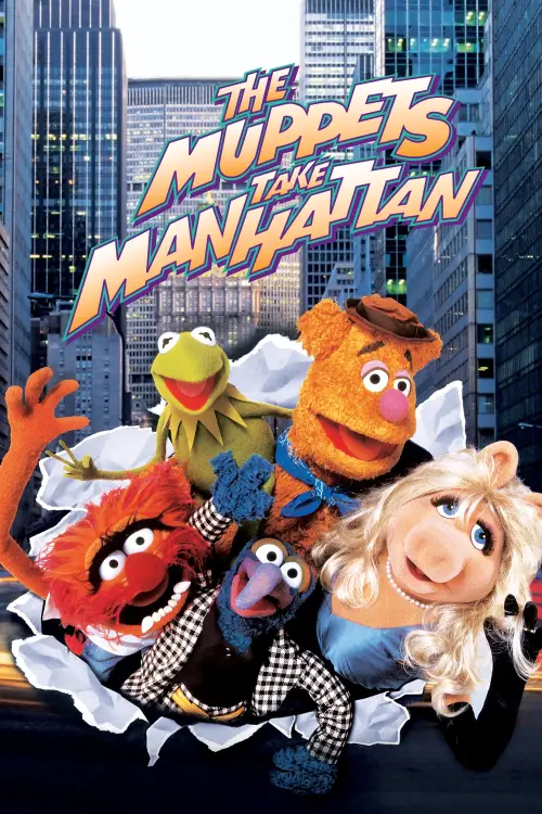 Movie poster "The Muppets Take Manhattan"