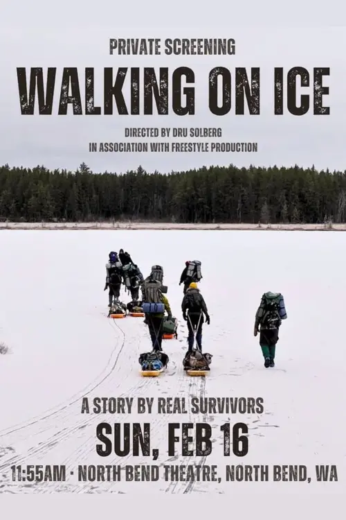 Movie poster "Walking on Ice"