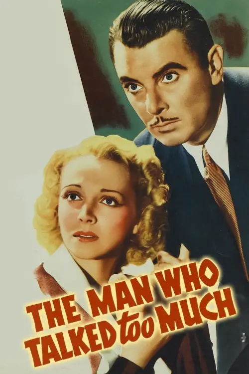 Movie poster "The Man Who Talked Too Much"