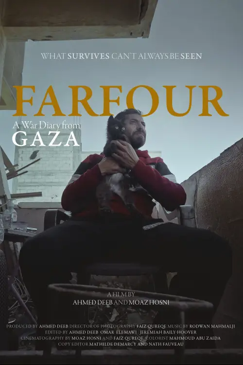Movie poster "Farfour: A War Diary from Gaza"