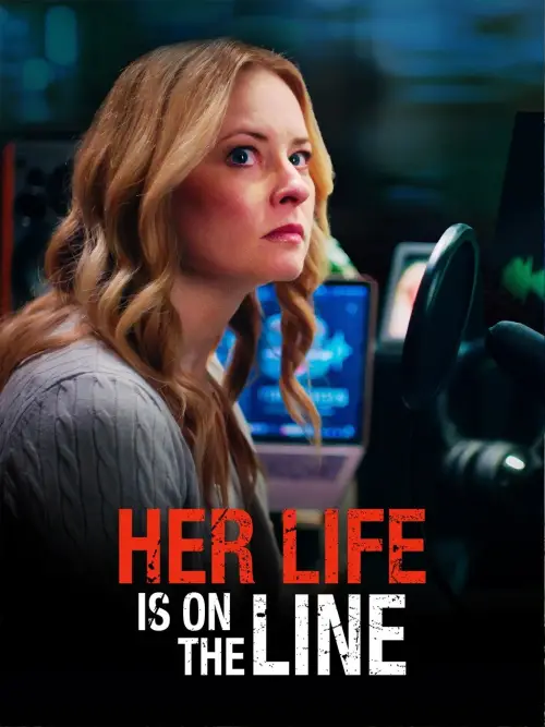 Movie poster "Her Life Is on the Line"