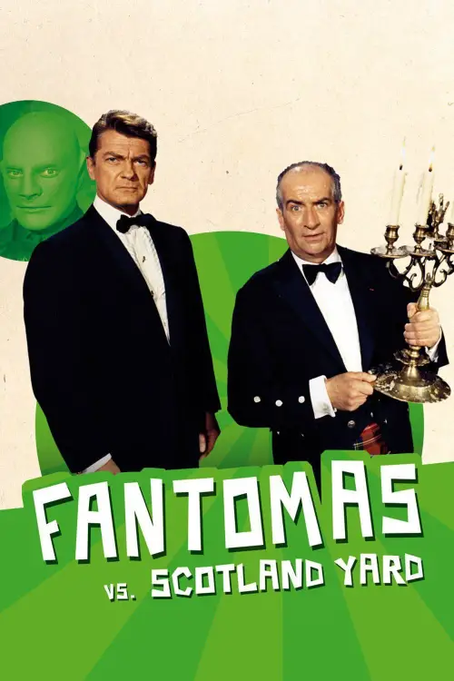 Movie poster "Fantomas vs. Scotland Yard"