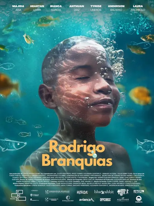 Movie poster "Rodrigo Branquias"