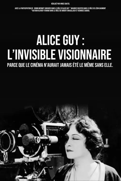Movie poster "Alice Guy, Histoire d