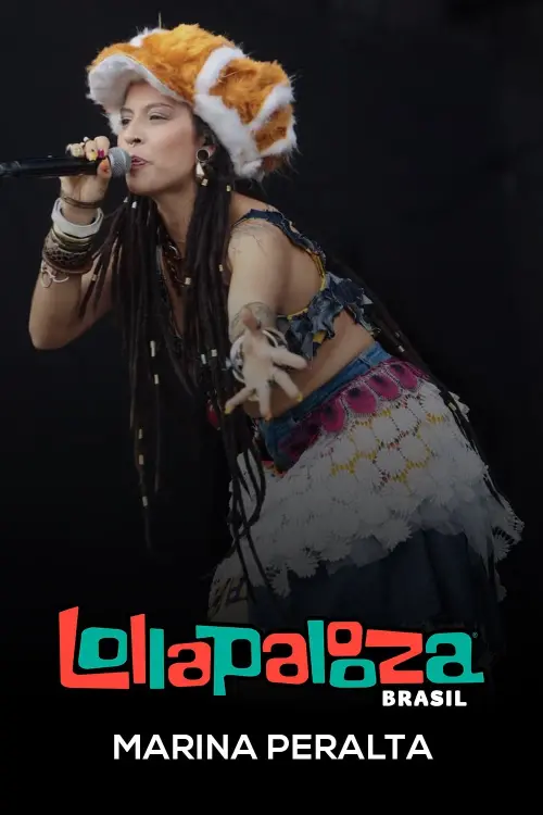 Movie poster "Marina Peralta: Lollapalooza Brasil 2025"