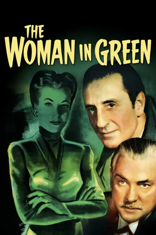 Movie poster "The Woman in Green"