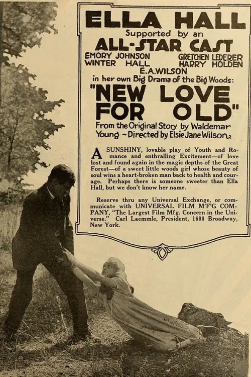 Movie poster "New Love for Old"