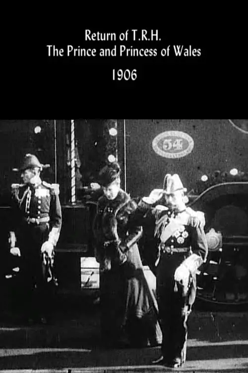 Movie poster "Return of T.R.H. the Prince and Princess of Wales"