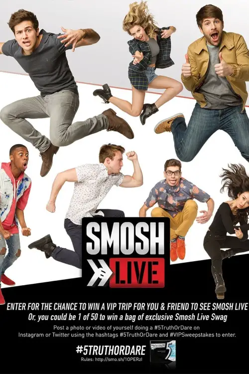 Movie poster "Smosh Live!"