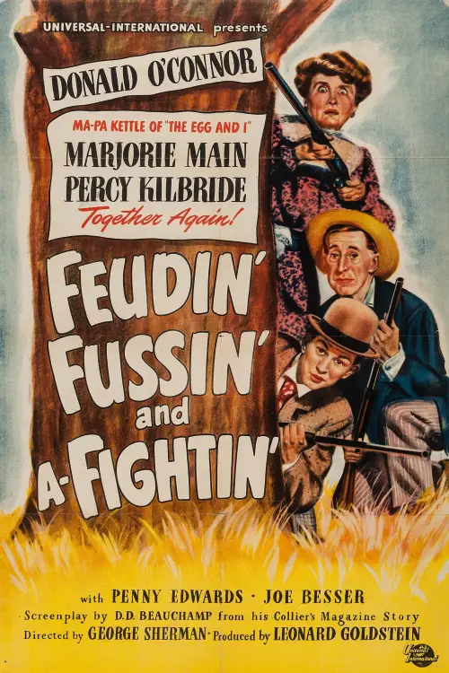 Movie poster "Feudin