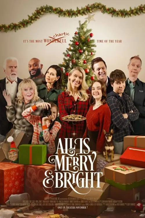 Movie poster "All Is Merry & Bright"