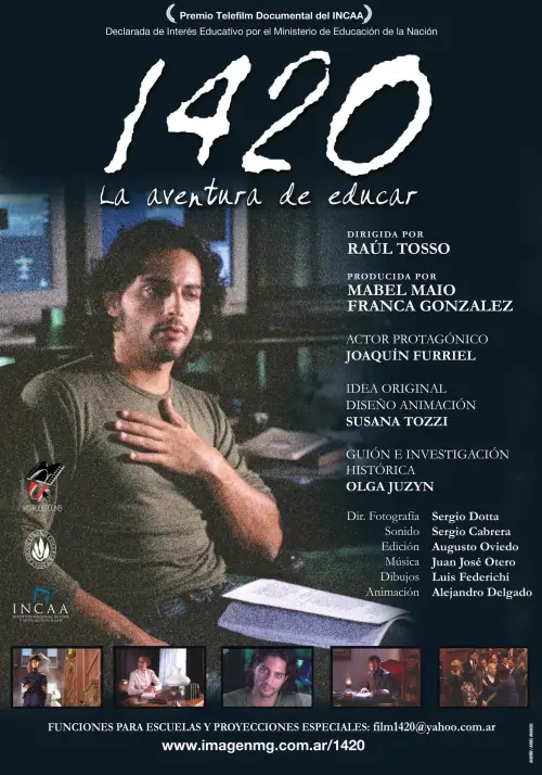 Movie poster "1420, la aventura de educar"