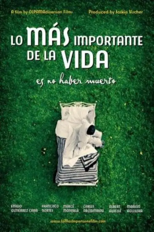 Movie poster "The Most Important Thing in Life is Not Being Dead"