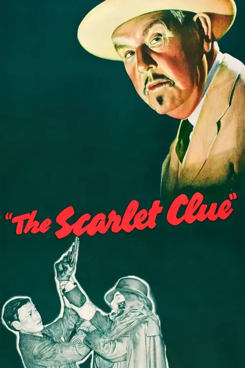 Movie poster "The Scarlet Clue"