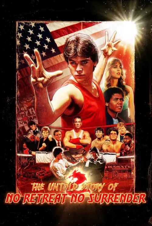 Movie poster "The Untold Story of No Retreat No Surrender"