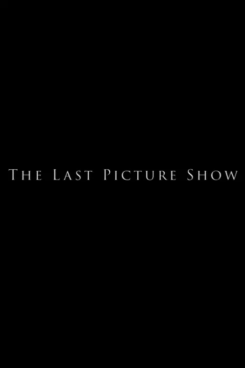 Movie poster "The Last Pictureshow"