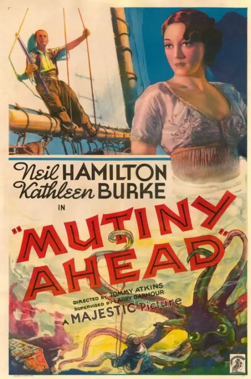 Movie poster "Mutiny Ahead"
