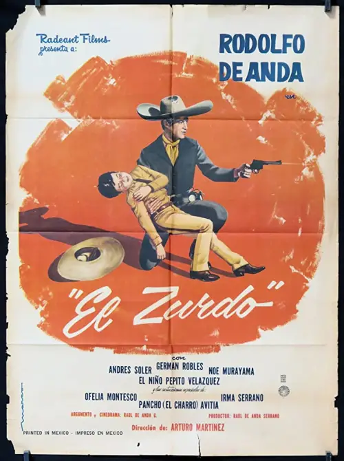 Movie poster "El zurdo"