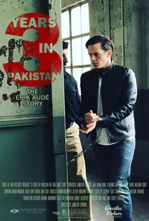 Movie poster "3 Years in Pakistan: The Erik Aude Story"