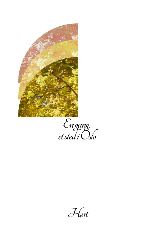 Movie poster "Some time, some place, in Oslo : Autumn"