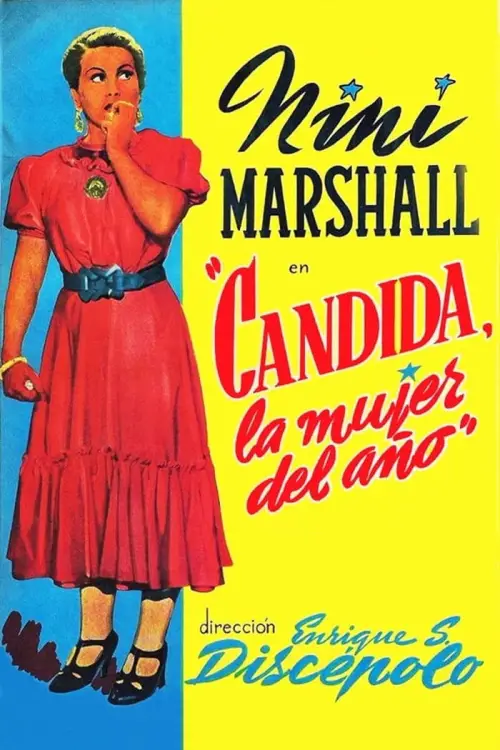 Movie poster "Cándida, la mujer del año"