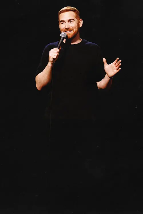Movie poster "Andrew Santino: White Noise"