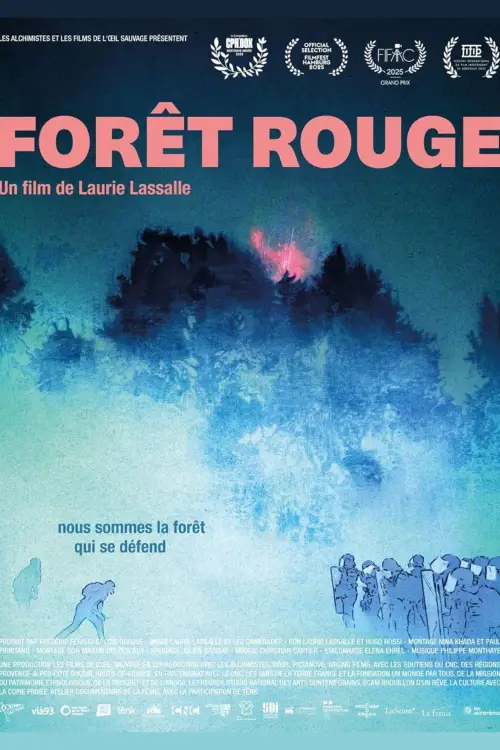 Movie poster "Red Forest"