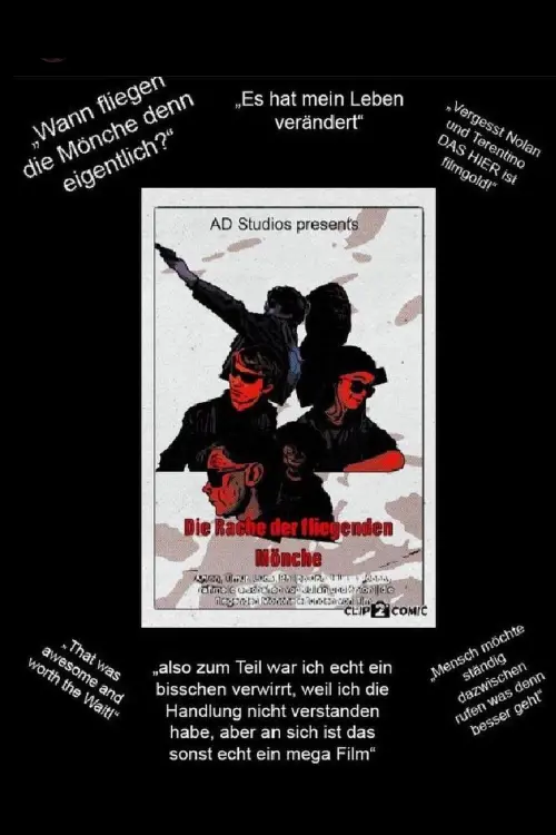 Movie poster "Revenge of the flying monks"