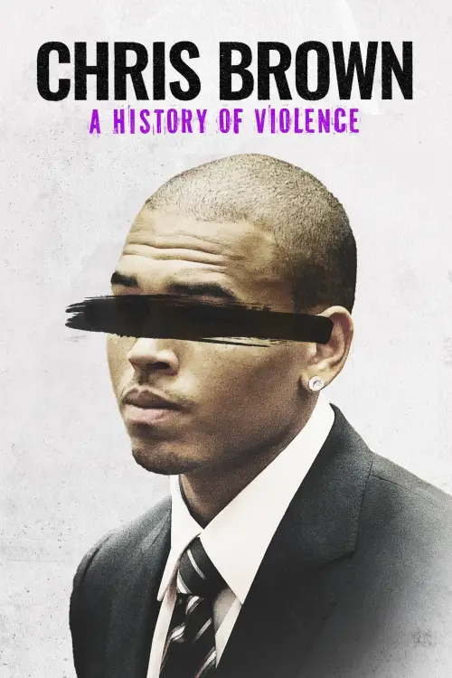 Movie poster "Chris Brown: A History of Violence"