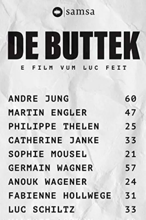 Movie poster "De Buttek"