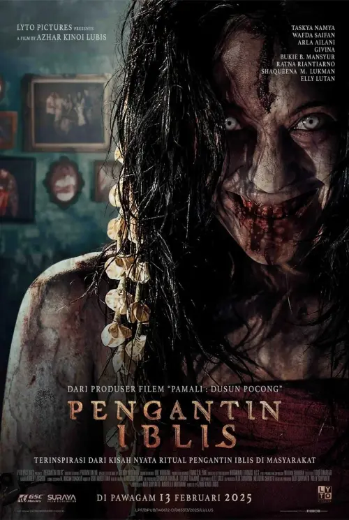 Movie poster "Pengantin Iblis"