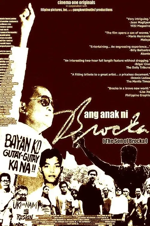 Movie poster "The Son of Brocka"