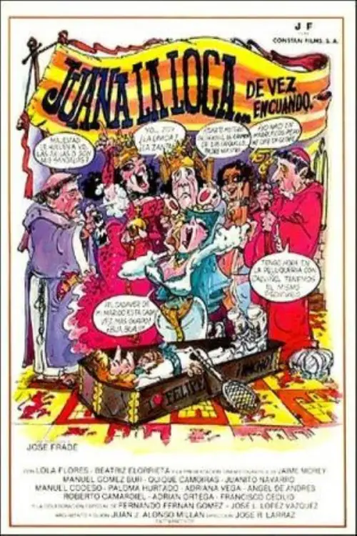 Movie poster "Juana la Loca… de vez en cuando"