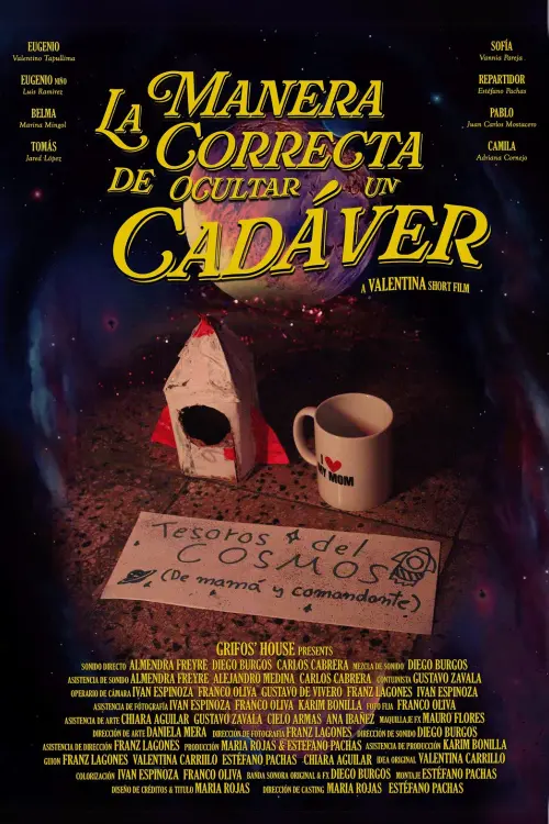Movie poster "LA MANERA CORRECTA DE OCULTAR UN CADÁVER"