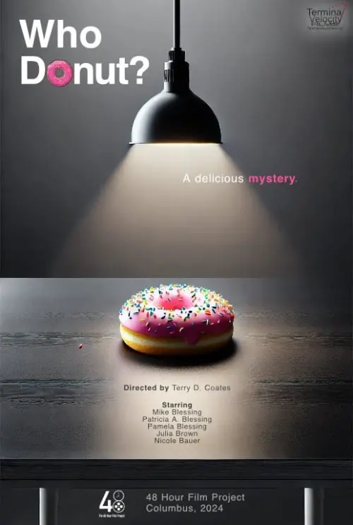 Movie poster "Who Donut?"