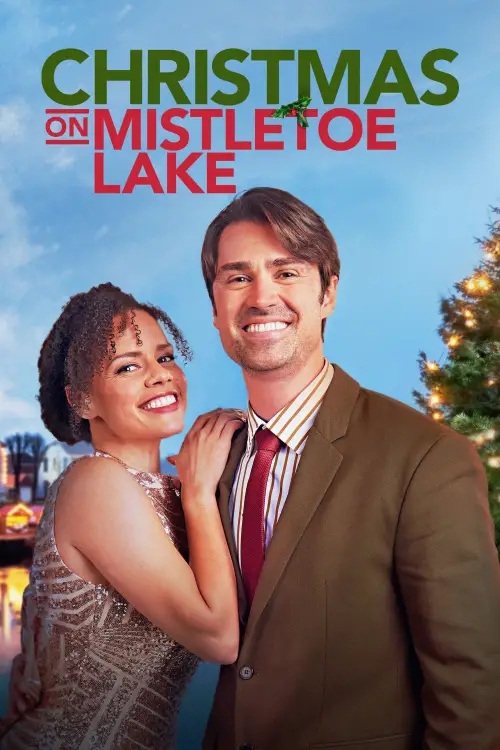 Movie poster "Christmas on Mistletoe Lake"