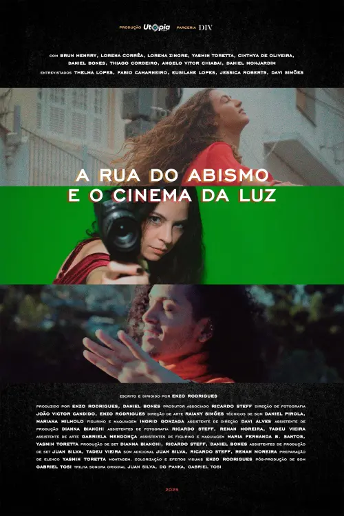 Movie poster "A Rua do Abismo e o Cinema da Luz"