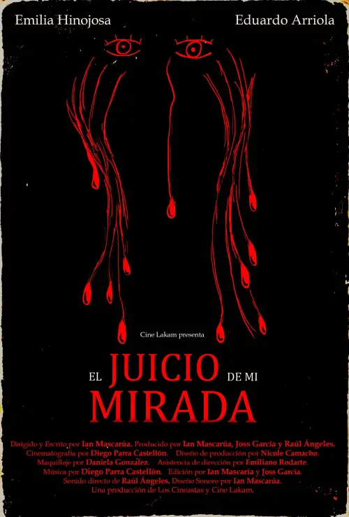 Movie poster "El juicio de mi mirada."
