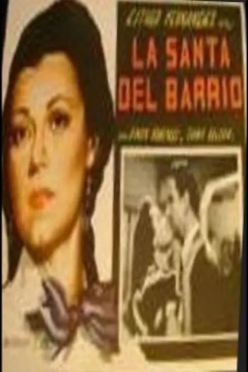 Movie poster "La santa del barrio"