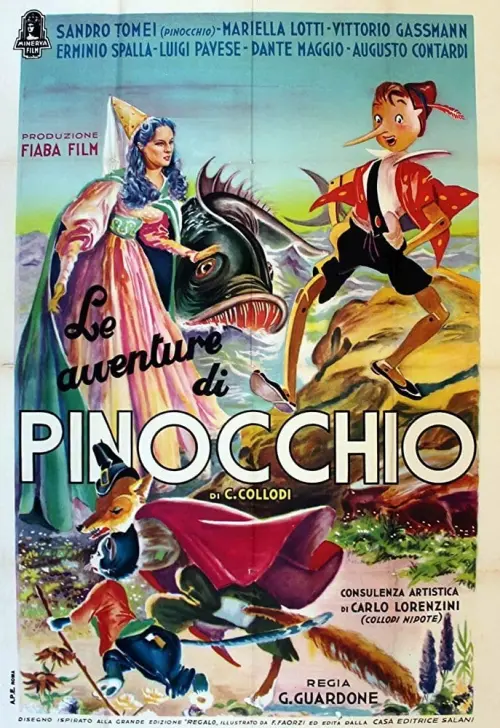 Movie poster "The Adventures of Pinocchio"