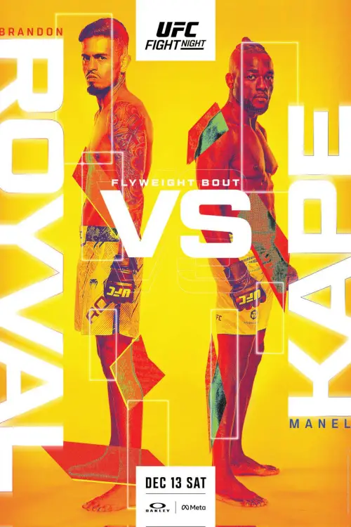 Movie poster "UFC on ESPN 74: Royval vs. Kape"