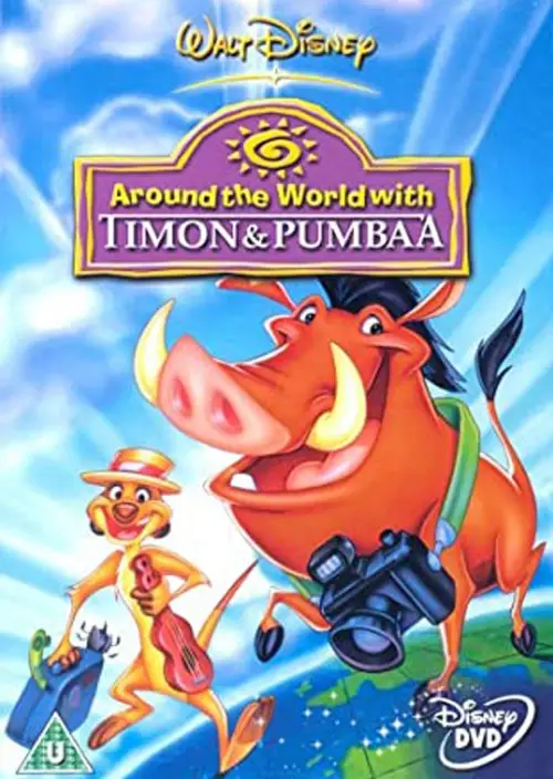 Movie poster "Around the World With Timon & Pumbaa"