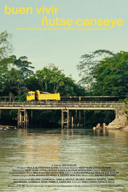 Movie poster "buen vivir – ñutse canseye"