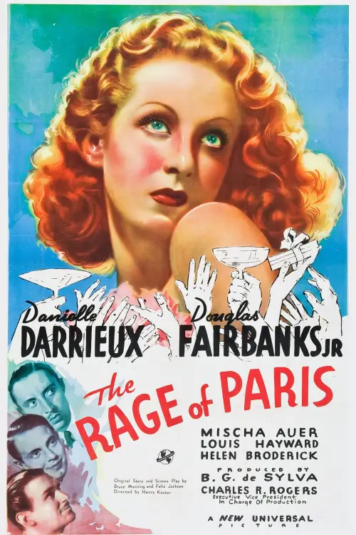 Movie poster "The Rage of Paris"