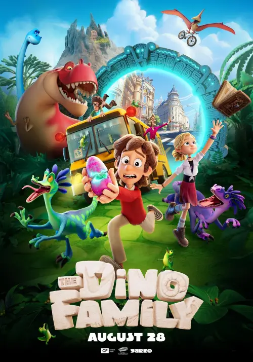 Movie poster "The Dino Family"