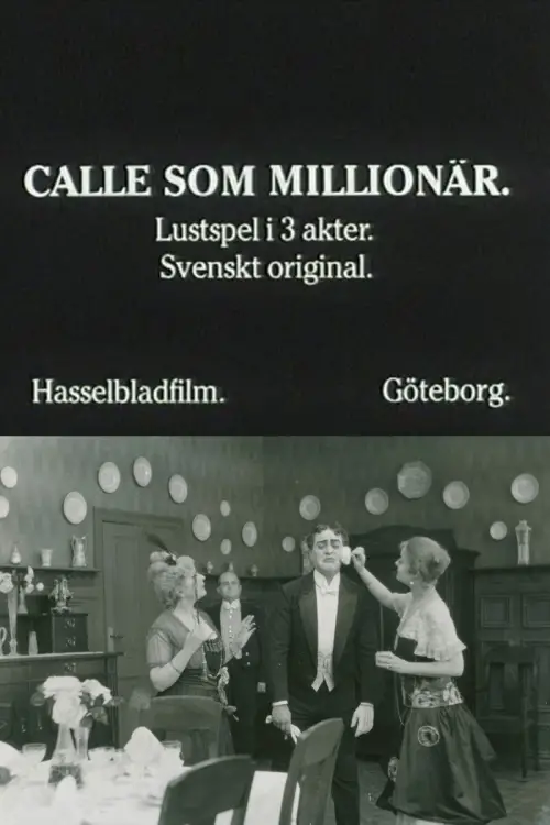 Movie poster "Calle som miljonär"