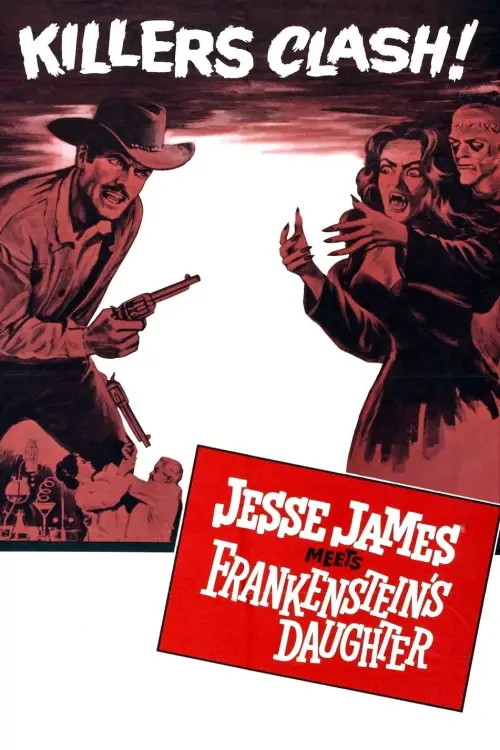 Movie poster "Jesse James Meets Frankenstein